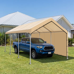 SIHAIAN canopy with sidewall installed for complete coverage on a 10x20 setup