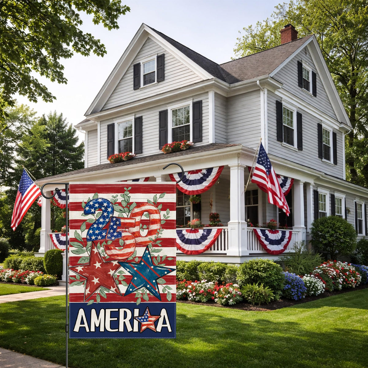 Siilues bright colors resist fading for lasting curb appeal.