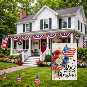 Siilues double-sided HD print flag visible from any angle.
