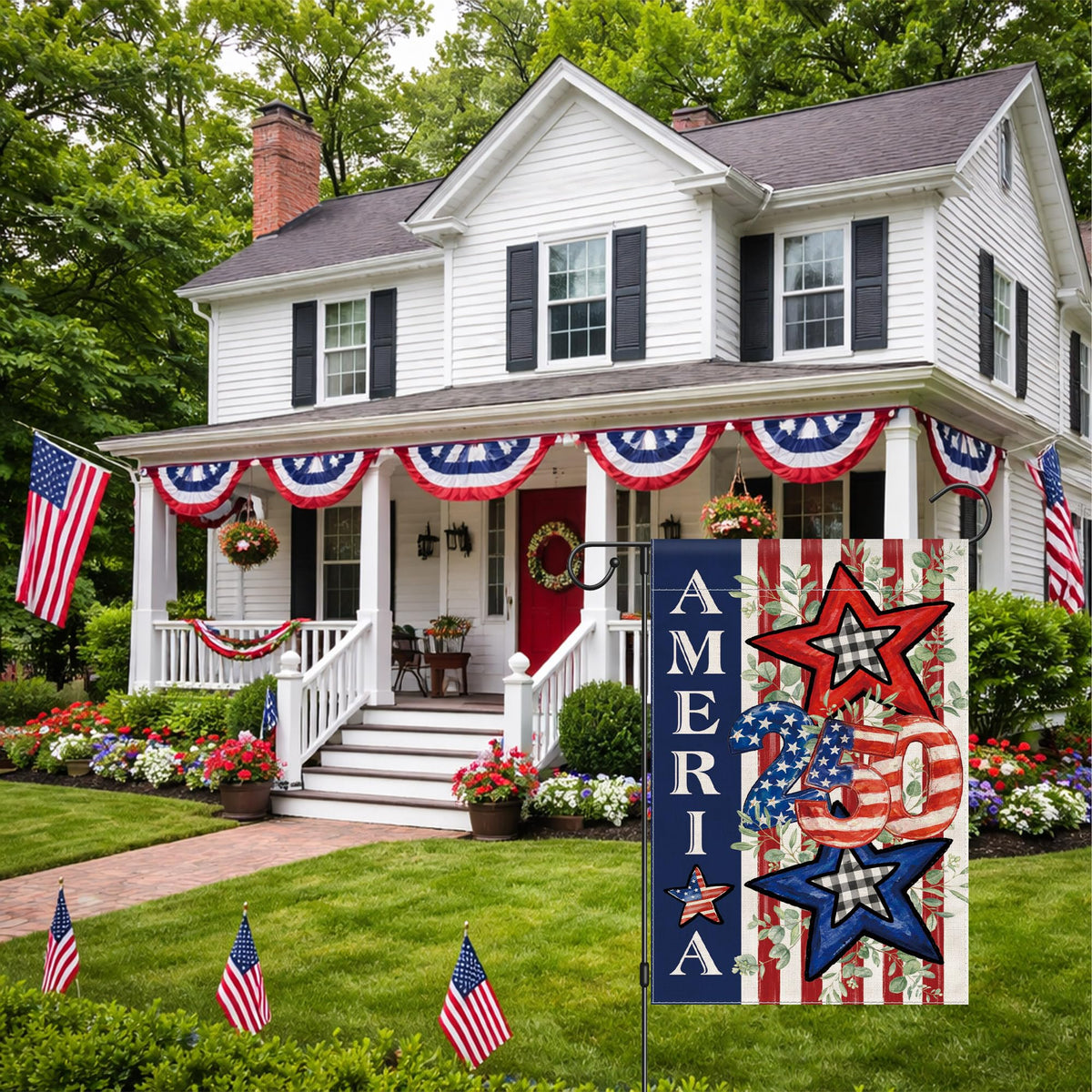 Siilues machine-washable flag easy to maintain after celebrations.