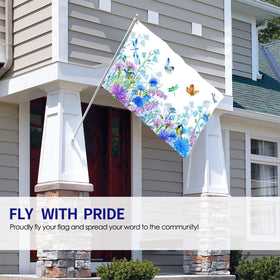 Siiuuol spring garden banner flag adds color to outdoor spaces