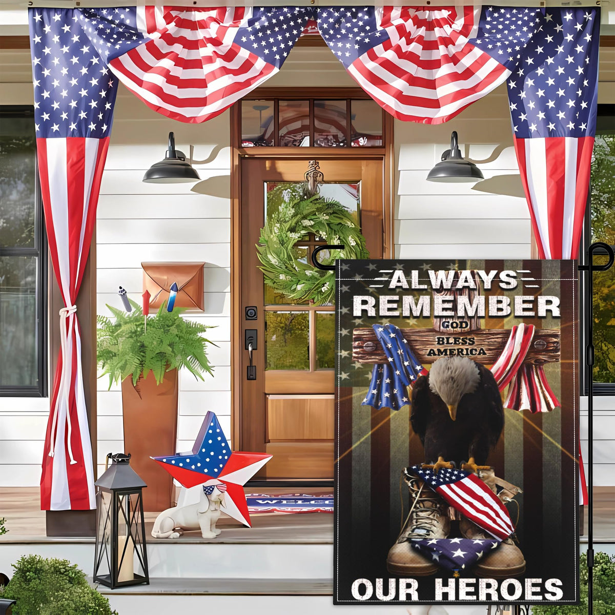 siixoi bright-color usa flag for gifting and holiday decor