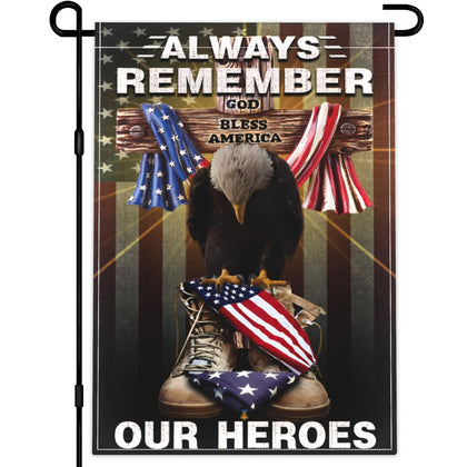 siixoi memorial day flag 12x18 garden for outdoor display with vibrant patriotic colors