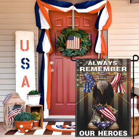 siixoi patriotic eagle flag 12x18 for yard or wall display with bold imagery