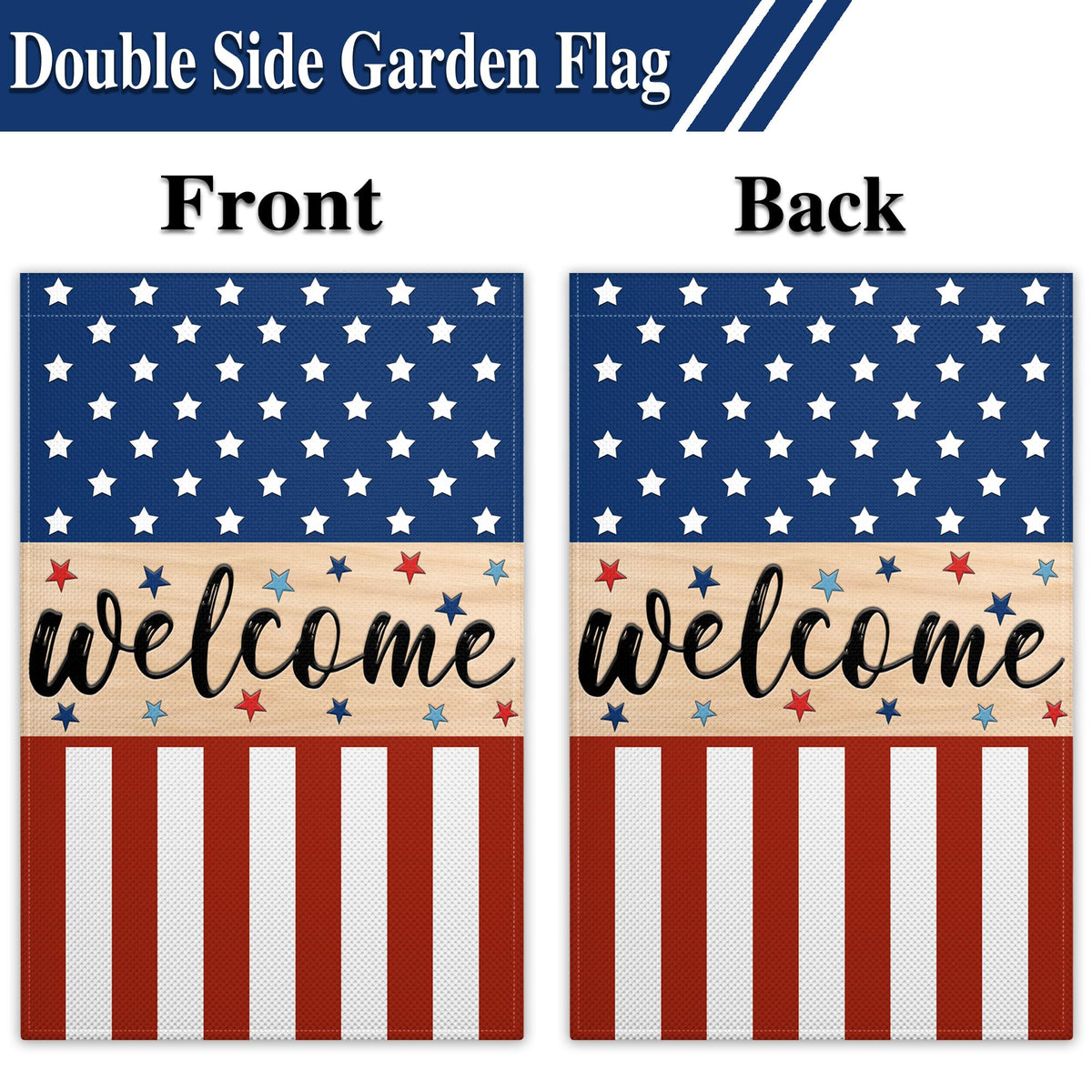 Siixoi UV-protected garden flag resists fading under sun