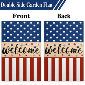 Siixoi UV-protected garden flag resists fading under sun