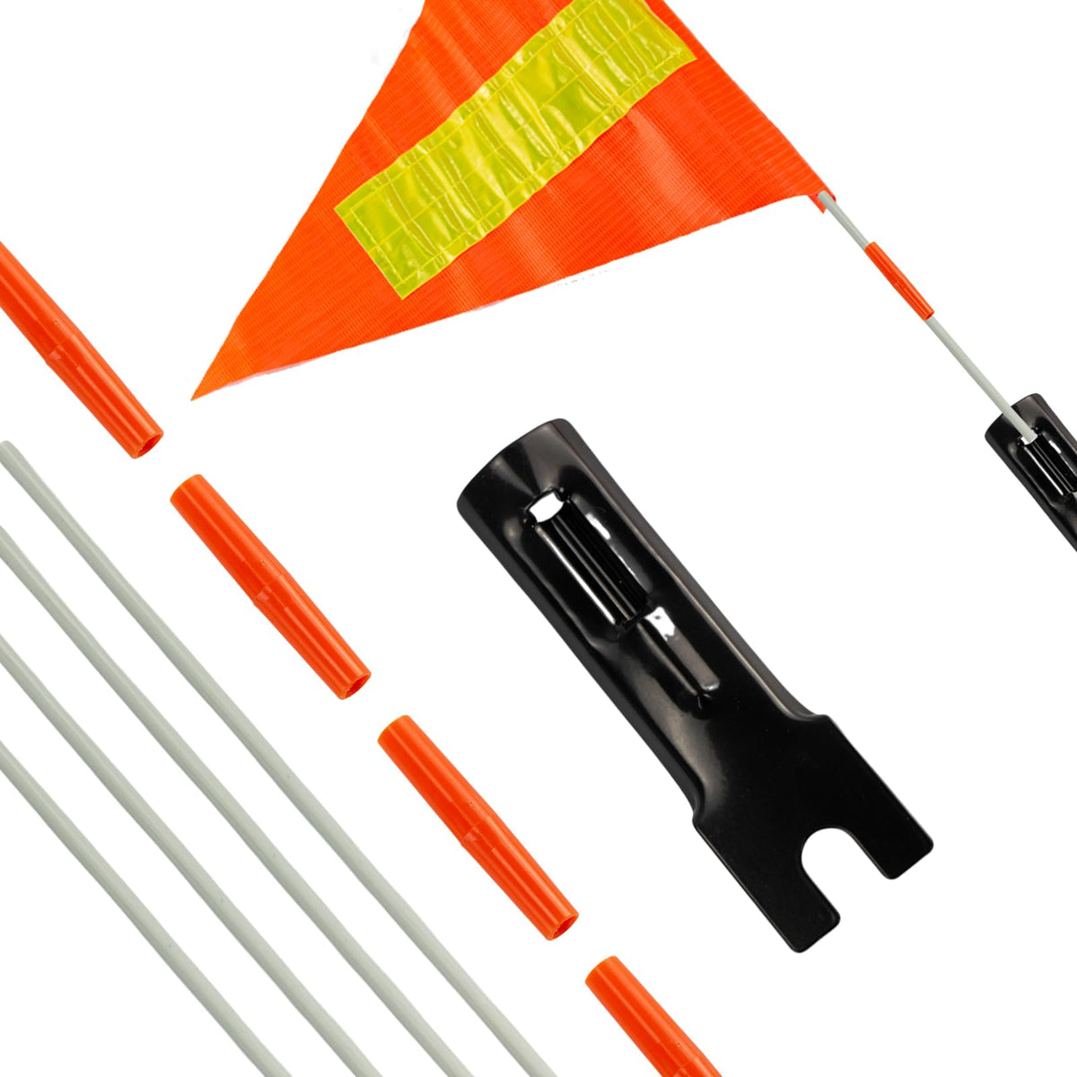 Siktorrwd adjustable fiberglass pole enables customizable height for various bicycles.