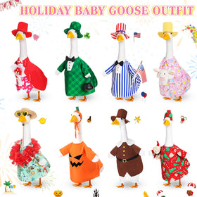 Silicherry durable fabric goose outfits keep your statue stylish through the seasons.