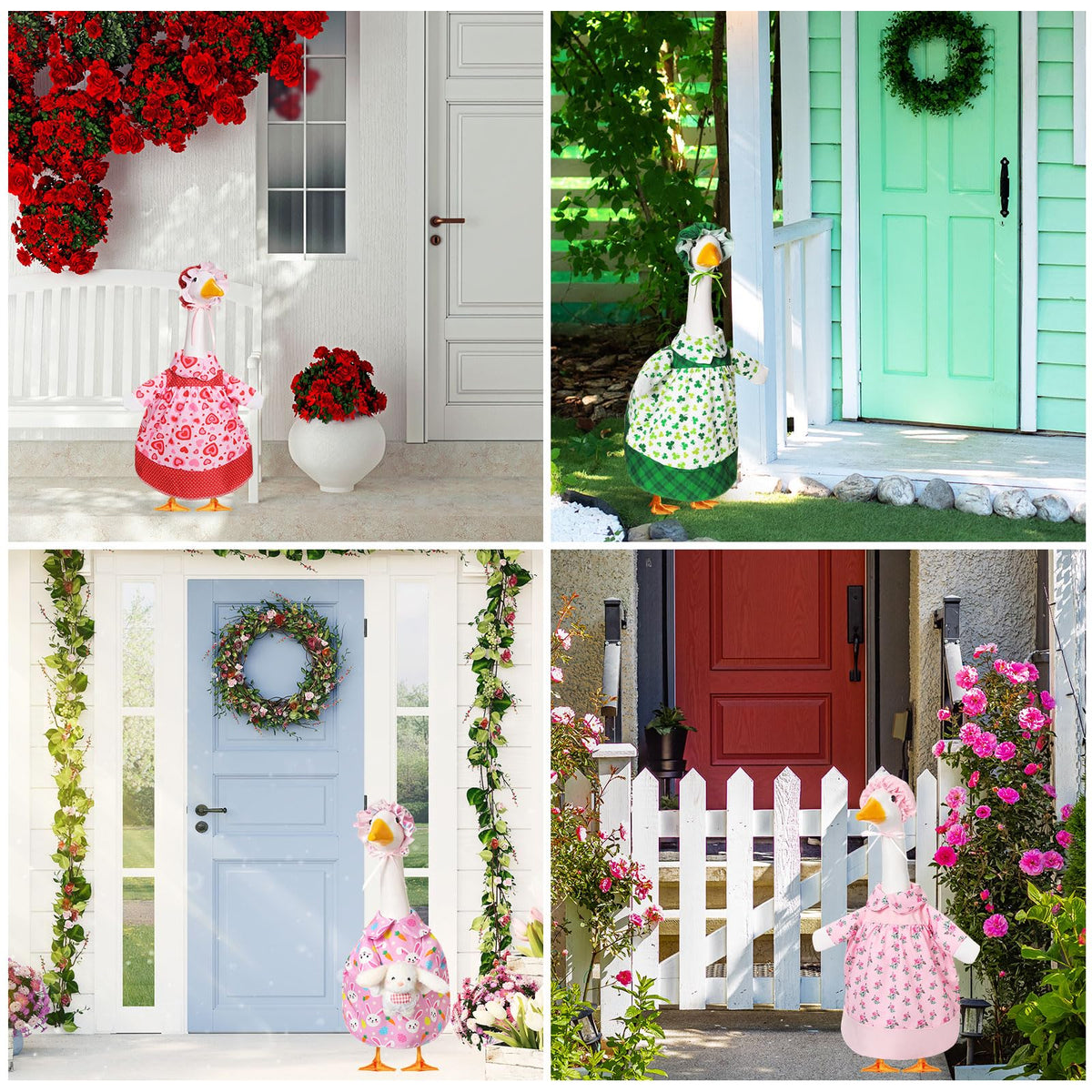 Silicherry Spring goose outfit adds fresh floral charm