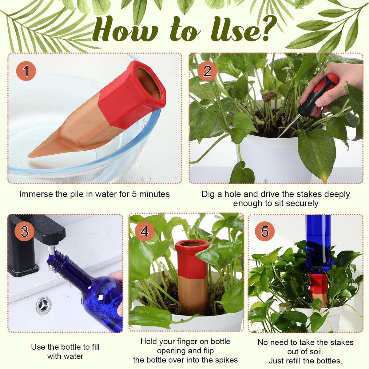 SiliFine 26 oz bottle supplies steady hydration for balcony and patio plants.