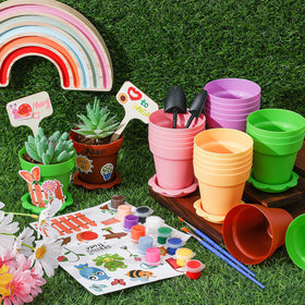 SiliFine classroom garden craft set ideal for Easter and Mother's Day.