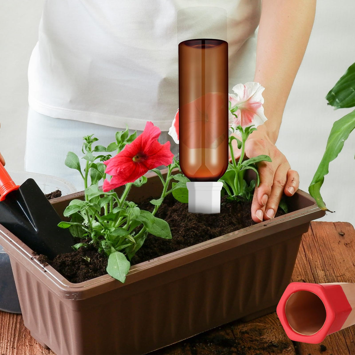 Simple installation helps maintain consistent moisture without daily watering.