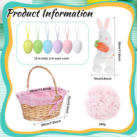 SiliFine plush bunny included for cozy Easter moments.