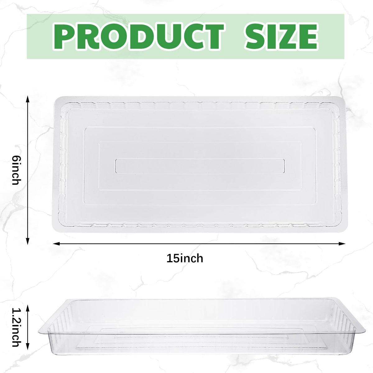 SiliFine heavy-duty PP tray endures frequent use without warping.