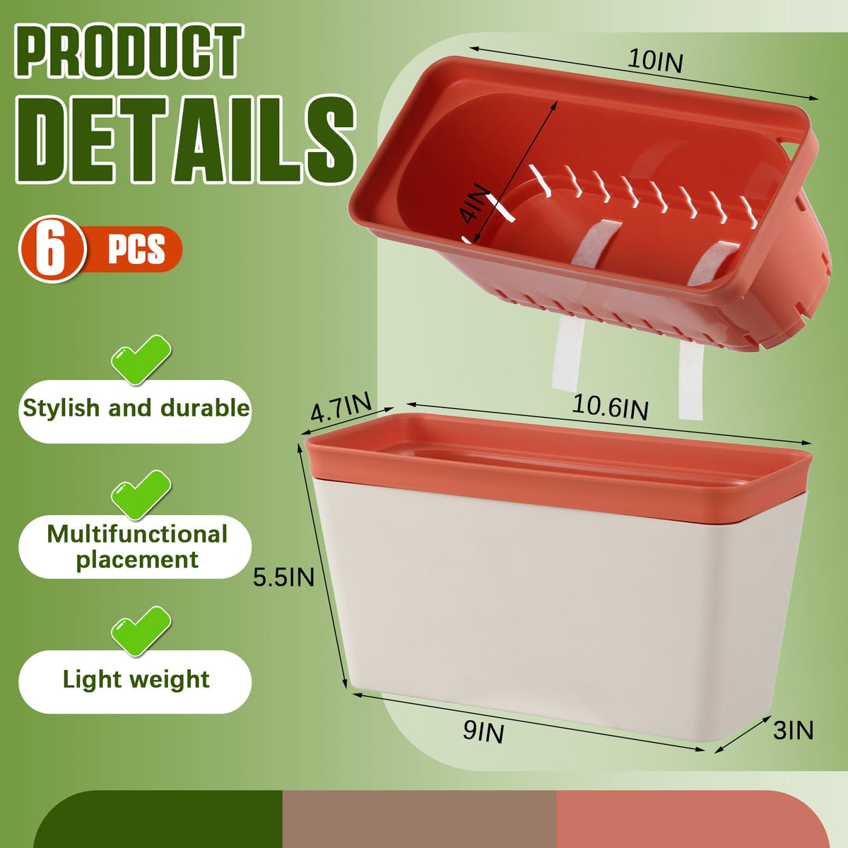 SiliFine self-watering planter box with water reservoir for healthy hydration.