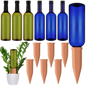 SiliFine terracotta spike inserted into soil for steady moisture