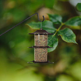 Silintion hanging-basket hook for planters keeps heavy decor stable
