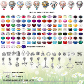 Silipull bead assembly kit enables easy DIY garden craft with kids.