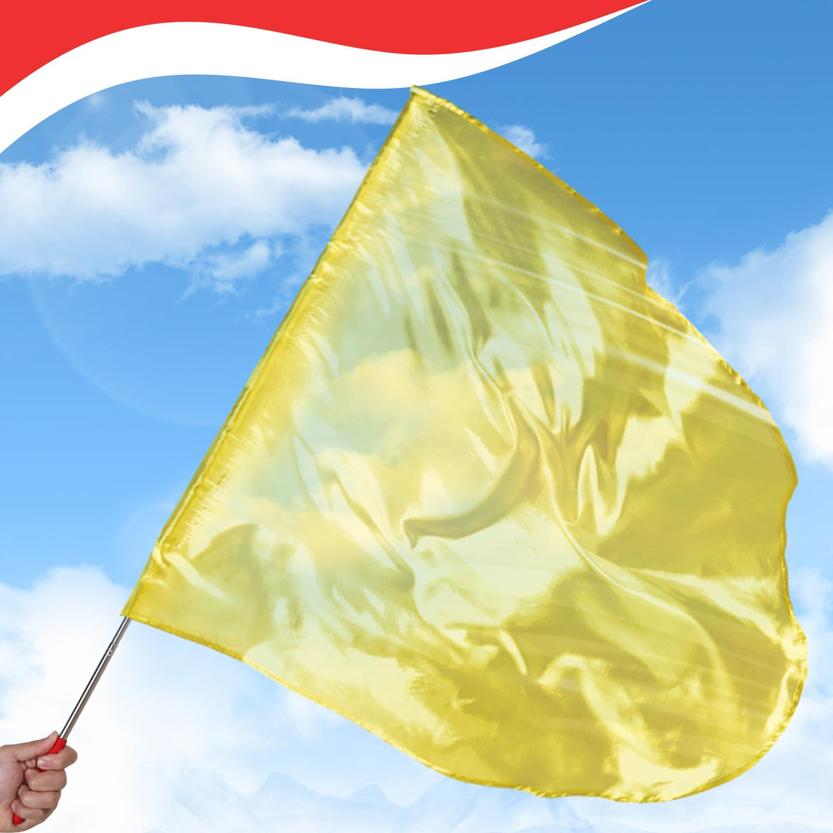 Silipull church worship flag set ready for service and stage performances