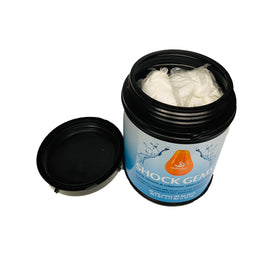 Silk Balance Shock Gems dissolving in spa water for a fresh, clean feel.