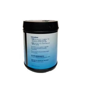 Odor reduction in spa water with Silk Balance Shock Gems.