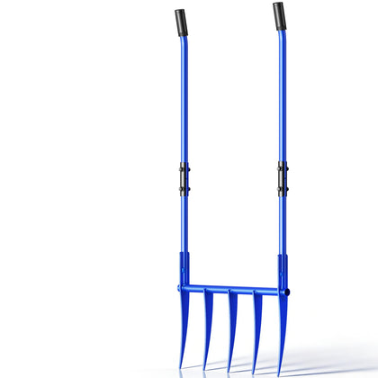 SILKPE broadfork 56in unbreakable design enhances soil penetration in tough soils