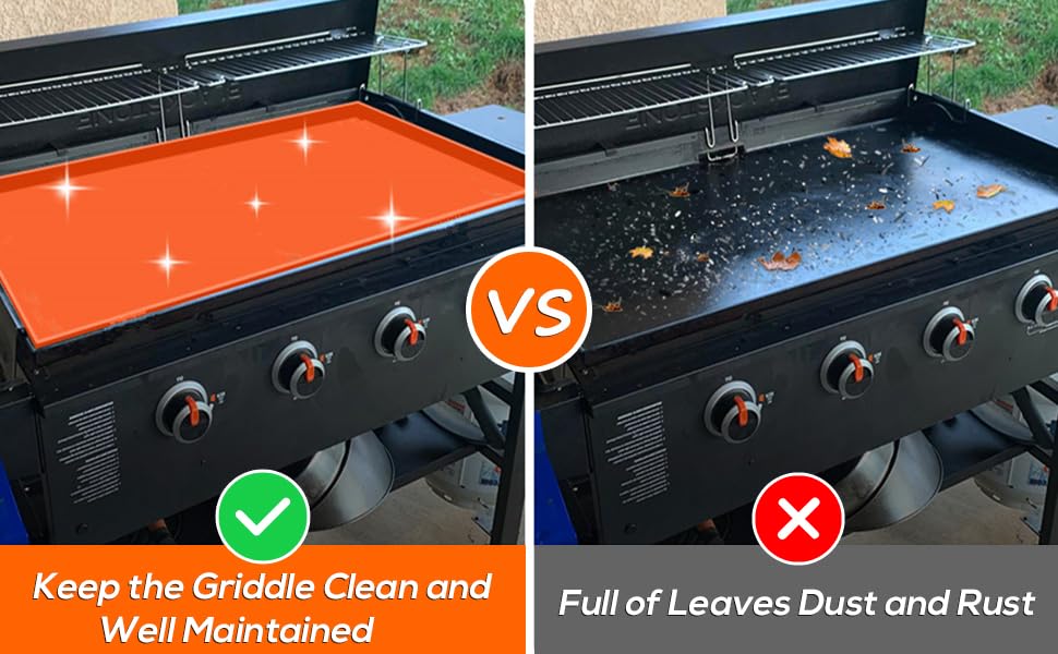Silroera easy-to-clean non-stick mat facilitates quick cleanup after cooking.