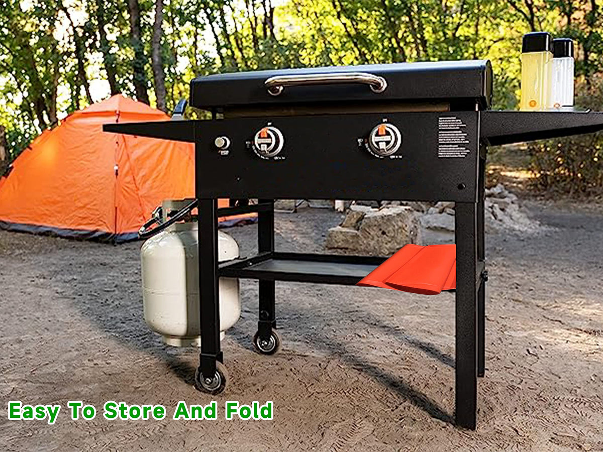 Silroera extends griddle life by guarding against moisture and stains.