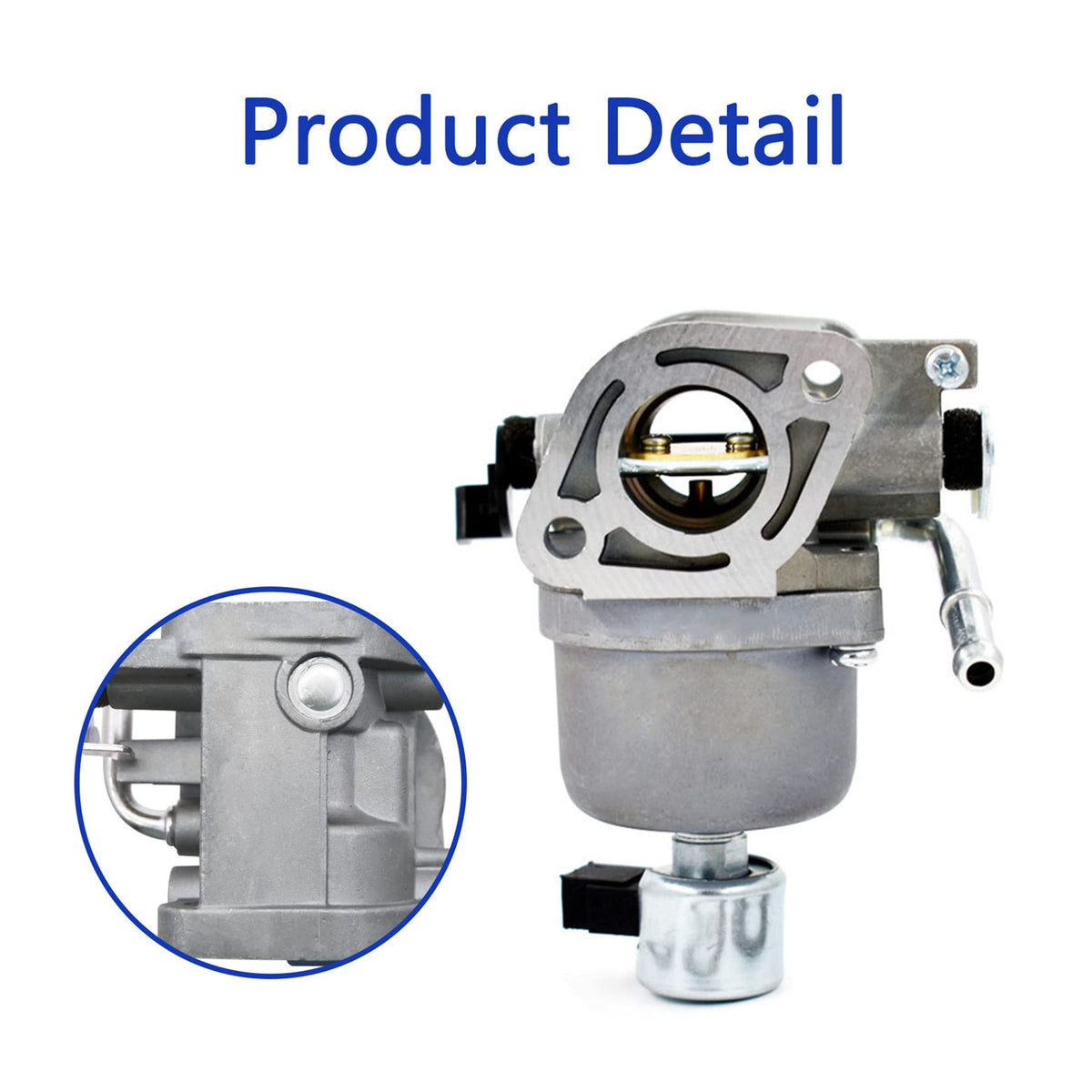 Silscvtt package includes carburetor and three gaskets for quick replacement and proper seal.
