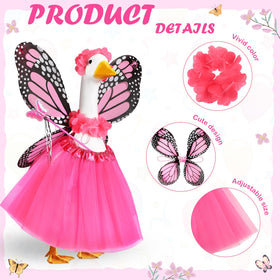 SilTriangle fairy wand with goose outfit, a magical touch for porch scenes