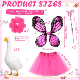 SilTriangle goose tutu skirt adds festive charm to outdoor porch displays.