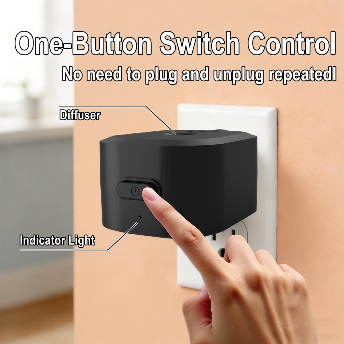 Simashts Mosquito Repellent one touch control for easy daily use.
