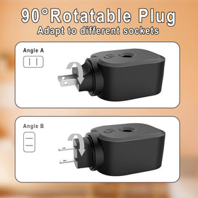 Simashts Mosquito Repellent 90 degree rotating plug fits any outlet.