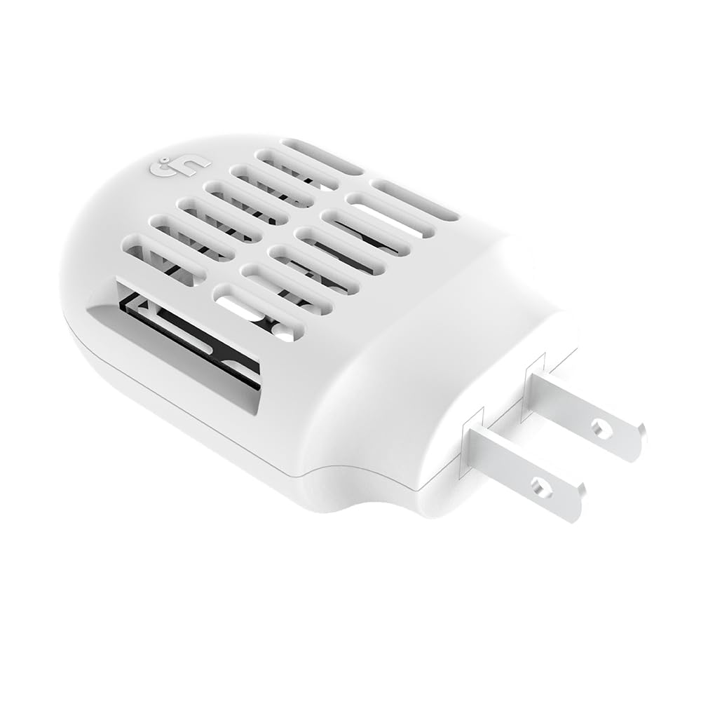 Simashts Mosquito Repeller plugged into wall outlet for seamless indoor protection.