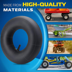 SIMEIQI wheelbarrow inner tube with TR-13 valve, simple install for quick repairs.