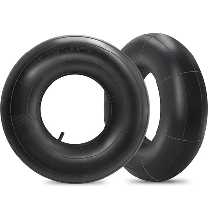 SIMEIQI 18x8.50-8 inner tube front view enhances air tightness for lawn tractor tires.