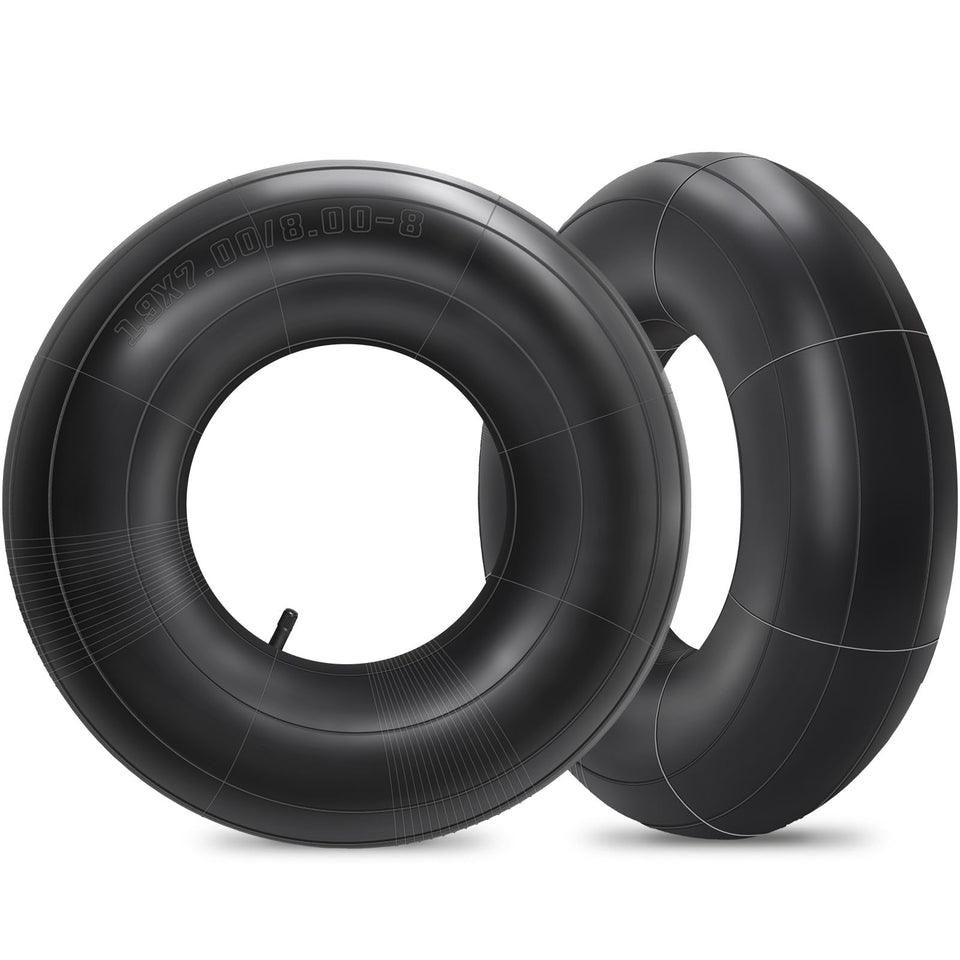 SIMEIQI 18x8.50-8 inner tube front view enhances air tightness for lawn tractor tires.