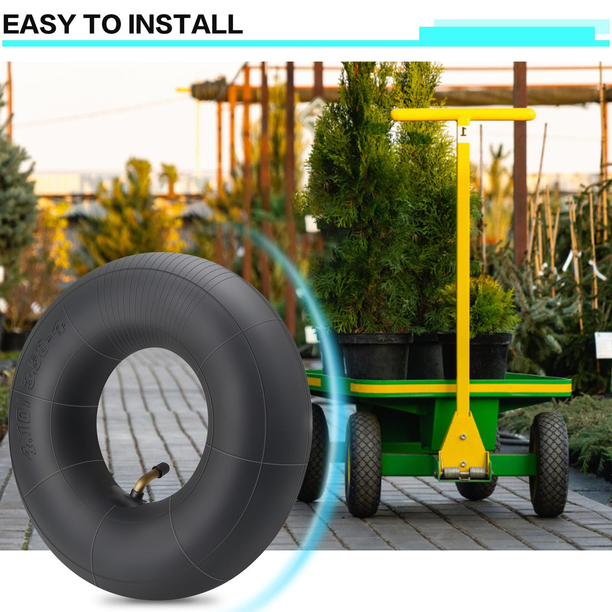 Easy installation with standard tools and minimal downtime