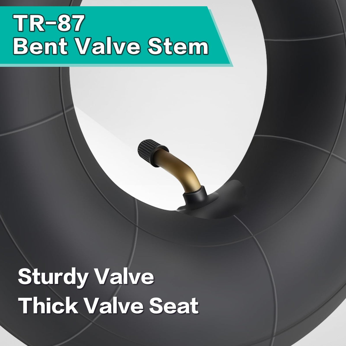 Thick natural rubber construction provides durable air seal for longer use