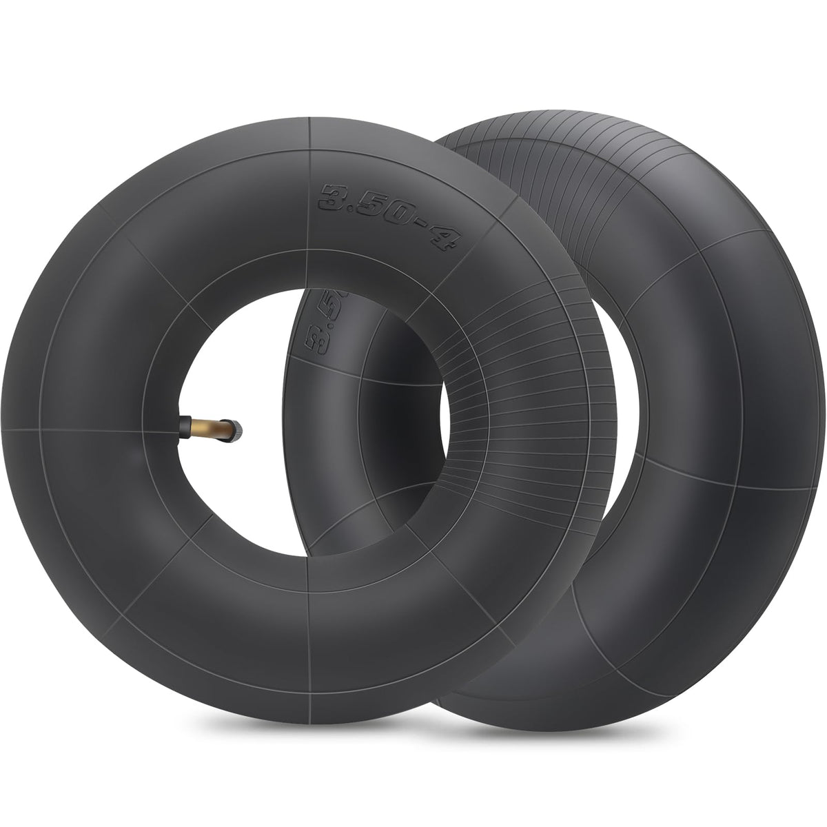 SIMEIQI inner tube with TR-87 bent valve, front view for repair projects