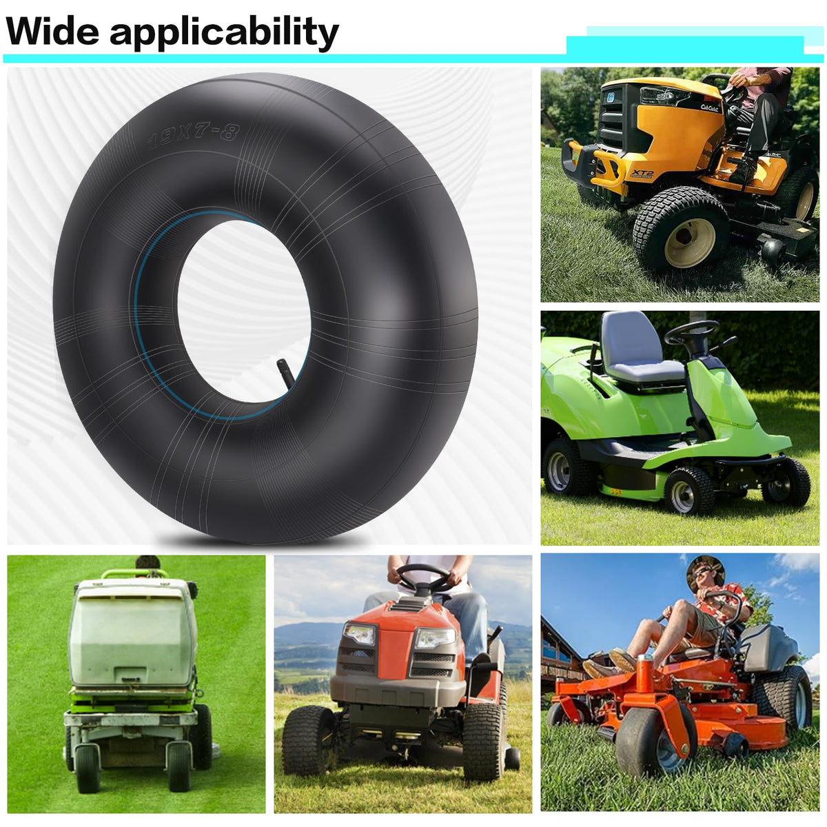 SIMEIQI heavy-duty rubber absorbs shocks for smoother off-road operation.