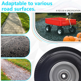 SIMEIQI heavy-load wheel for garden wagons and hand trucks