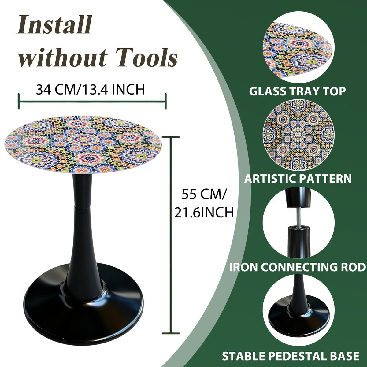 Simmer Stone waterproof construction resists rain and splashes.