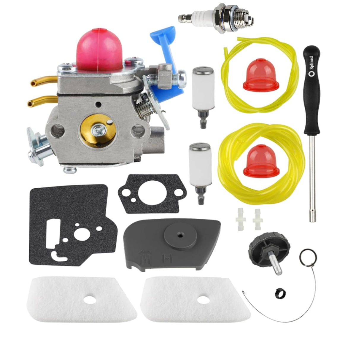 SIMPERAC 128LD carburetor for Husqvarna 128CD with precise fit and reliable performance.