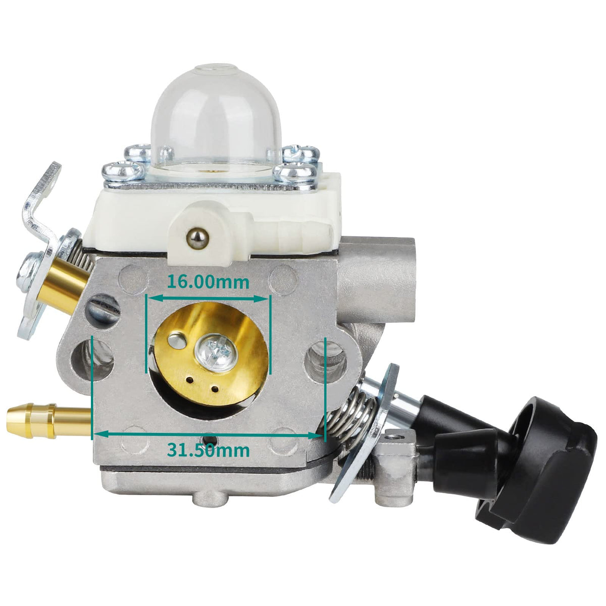SIMPERAC BG56 air filter kit included with carburetor for cleaner fuel flow