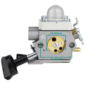 SIMPERAC BG56 carburetor with gaskets and fuel line ready for installation