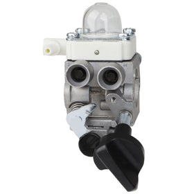SIMPERAC BG56 carburetor close-up with spark plug and primer bulb kit