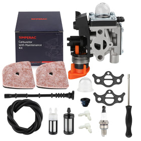 SIMPERAC carburetor kit front view for Stihl FS94R with complete parts.