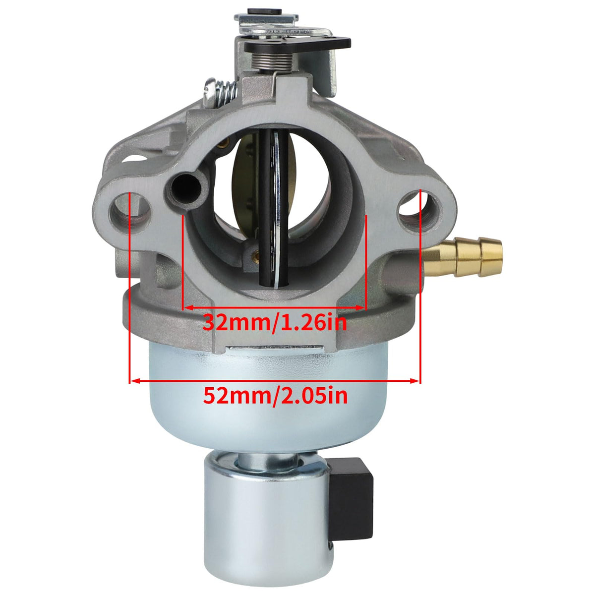 SIMPERAC Kohler Courage carburetor visual suggests durable design for 19–22 HP engines