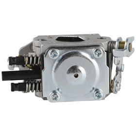 In-use view of trimmer with SIMPERAC carburetor for steady power delivery